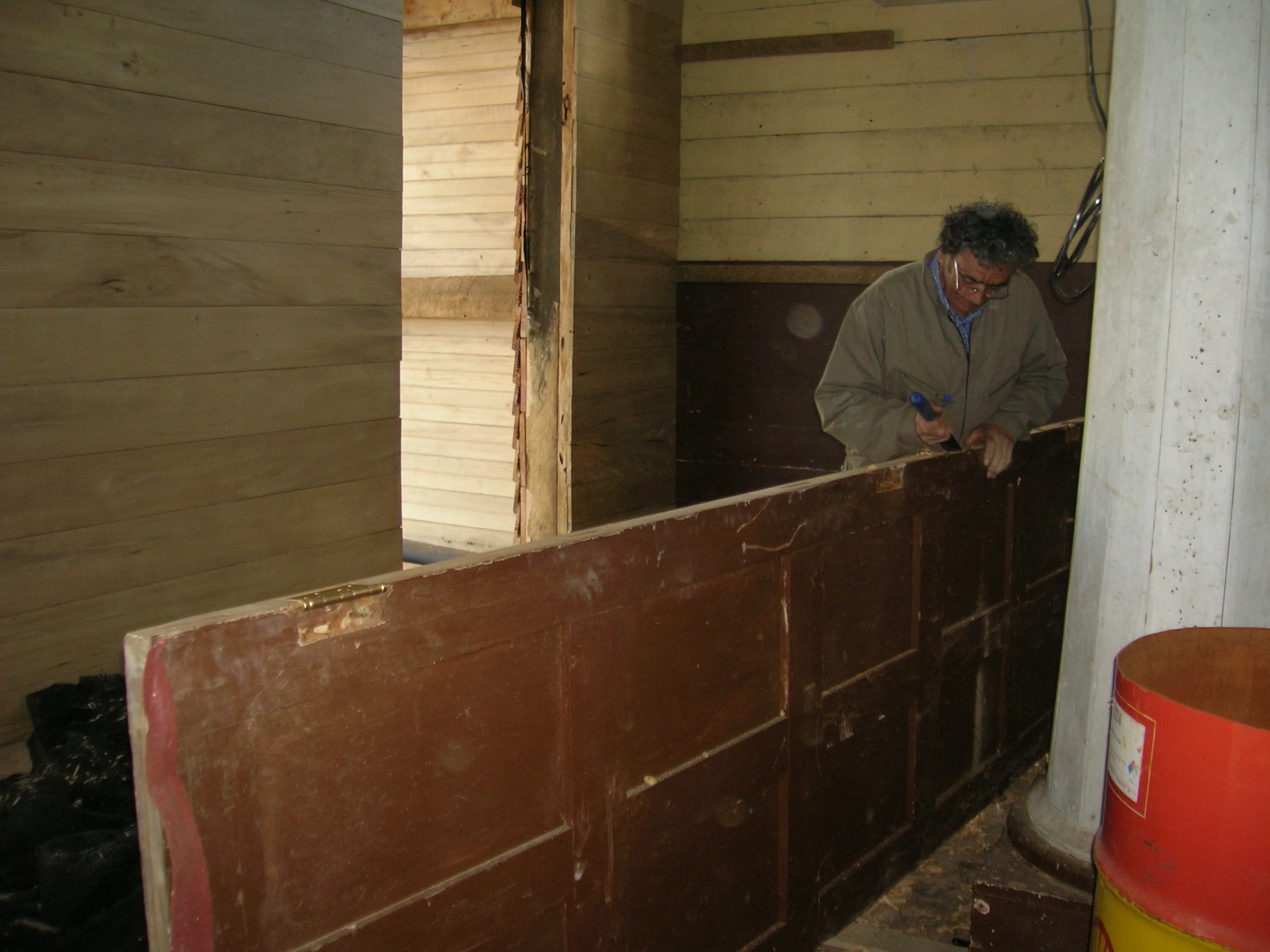 Restauración patrimonial Iglesia de Vilupulli · Constructora Patrimonial Chiloé